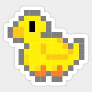 love baby yellow duckie Sticker